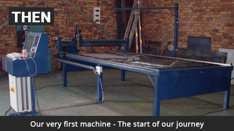 Before Image of a CNC Dynamix Table